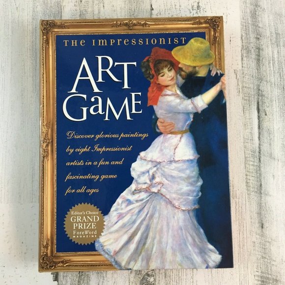 Birdcage Books Toys The Impressionist Art Game Boxed Set Book Matching Cards Homeschool Art